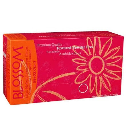 Mexpo X-Large Blossom Powder-Free Latex Exam Gloves