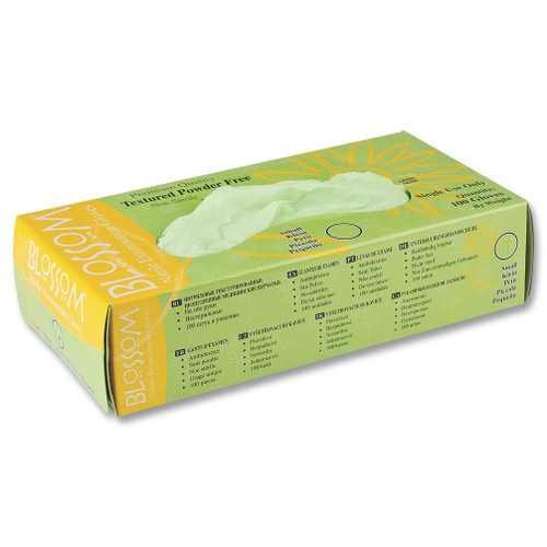 Mexpo Large Blossom Powder-Free Nitrile Exam Gloves