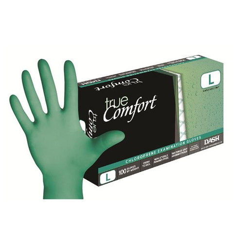 Dash Medical Large True Comfort Chloroprene PF Exam Glove (TC100L)