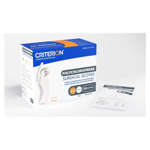 Schein Size 7.5 Sterile Criterion Polychloroprene PF Surgical Glove (CR-SG130-7.5)
