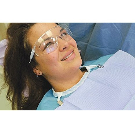 Crosstex Blue Nylon Waist Length Apron (NN3BL)