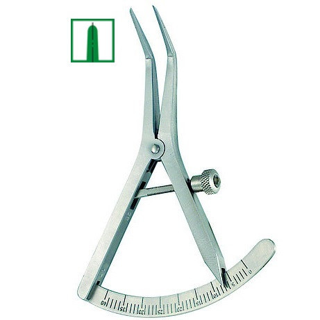 Kohler Castroviejo Caliper with Straight Beaks (6620)