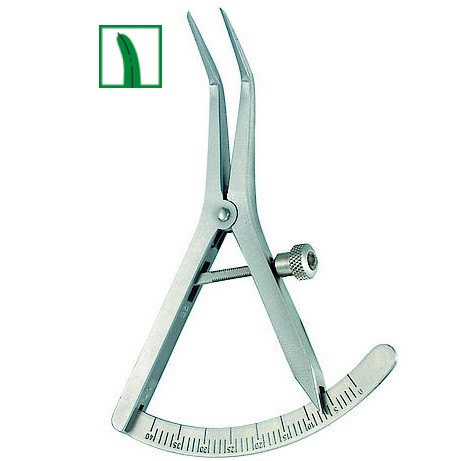 Kohler Castroviejo Caliper with Angled Beaks (6621)