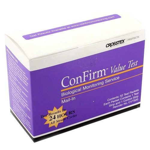 Crosstex ConFirm Mail-in Sterilizer Monitoring Service (CVT520)