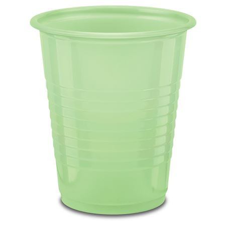 Crosstex 5 oz. Green Plastic Cup (CXAGR)