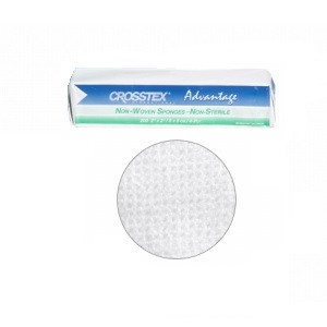 Crosstex 2" x 2" Advantage 4-Ply Non-Woven Sponges (ENCNWLA)
