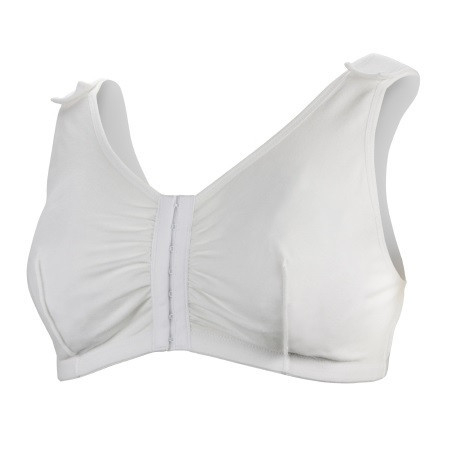McKesson 32" White Cotton/Spandex Post-Surgical Bra II (83-908W-32)