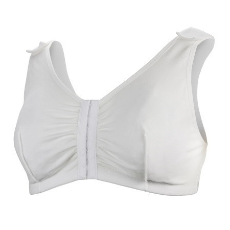 McKesson 42" White Cotton/Spandex Post-Surgical Bra II (83-908W-42)