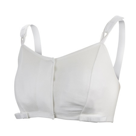 McKesson Medium White Cotton Post-Surgical Bra (83-918-02)