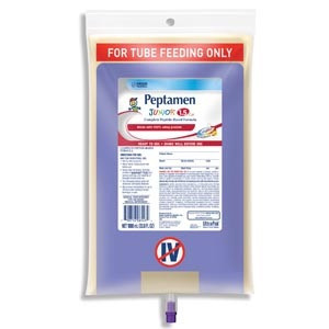 Nestle Peptamen Junior® 1.5 Pediatric Tube Feeding Formula in 1,000mL Bag - 6/Case