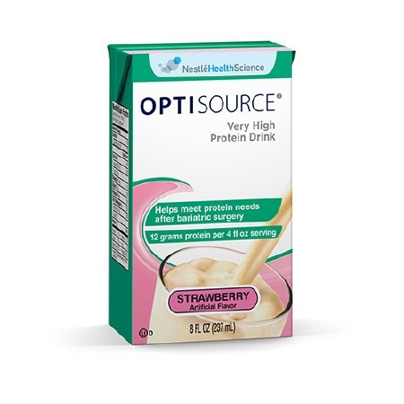 Nestle Optisource® trawberry Flavor Oral Supplement in 8 oz. Carton - 27/Case