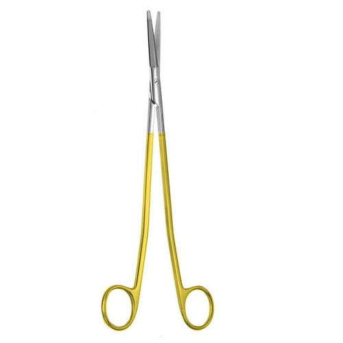 Miltex Straight Gorney TC Platysma Scissors with Blunt Tips - 22.9cm