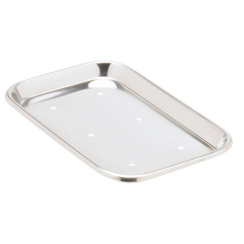 Miltex 10" x 6-1/2" Mayo Perforated Tray (3-921)