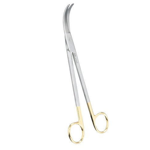 Miltex Fully Curved Z-Type TC Hysterectomy Scissors - 30.4cm