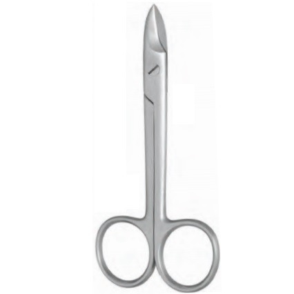 Nordent Curved Crown & Collar Curved Scissors - 10cm