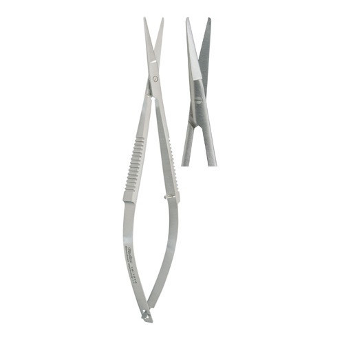 Kohler Noyes Straight Iris Scissors with Blunt/Blunt Tips - 11.4cm