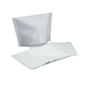 Tidi 10" x 12" White Fabricel Headrest Cover (919515)