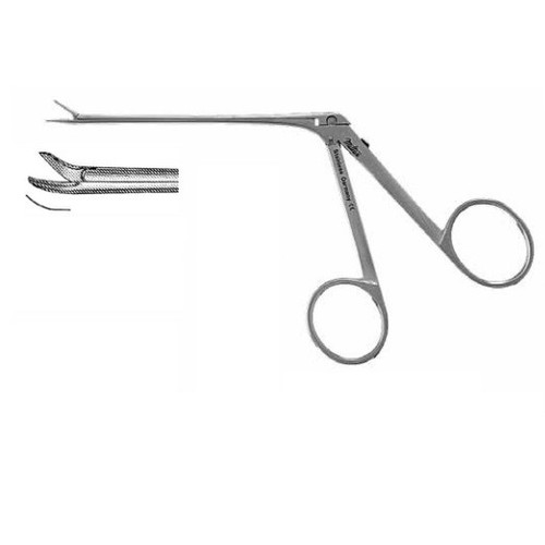 Miltex Curved Right House-Bellucci Alligator Scissors with 5mm Blade (19-2159)