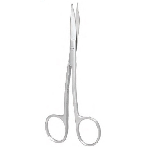Nordent Curved Goldman-Fox Scissors with Serrations & Curved Handle - 13cm