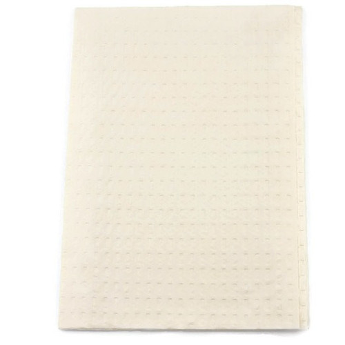 TIDI 13" x 18" Beige 3-Ply Tissue + Poly Bib/Towel (917407)