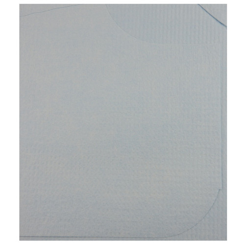 Tidi 29" x 42" Blue Oral Surgery Contour Neck Bib (917493)