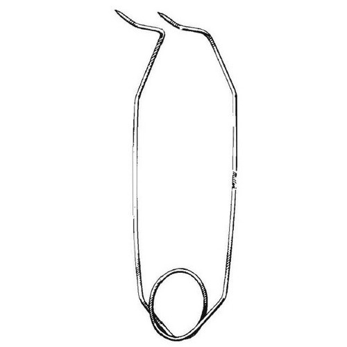 Miltex Farr Wire Retractor with 28mm Prongs - 14cm (11-18)
