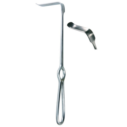 Kohler 16mm x 80mm Obwegser Retractor with Upward Curve (7419)