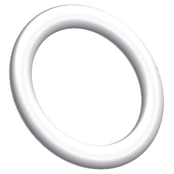 Nordent DuraLite® ColorRings™ White Color Rings - 48/Bag