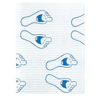 Crosstex Happy Feet 19" x 13" PROFESSIONAL Regular Patient Bibs (WTXFP)