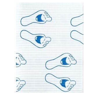 Crosstex Happy Feet 19" x 13" Econoback Patient Bib (WEXFP)