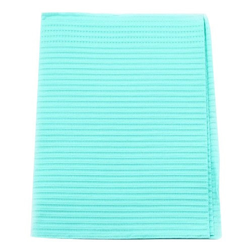 Crosstex Aqua 19" x 13" Econoback Patient Bib (WEXAQ)