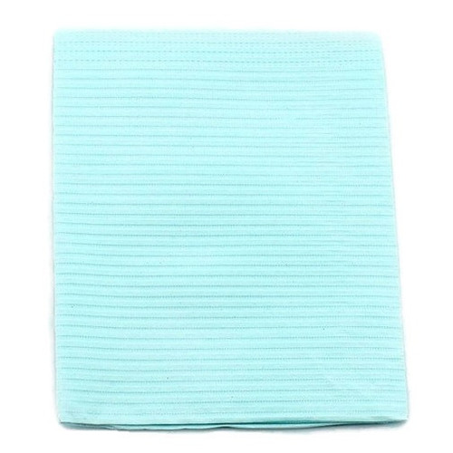 Crosstex Blue 19" x 13" Proback Heavy Patient Bibs (WEPBBL)