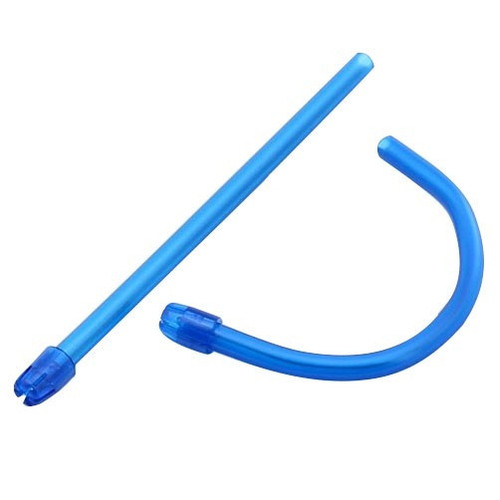 Crosstex Advantage Transparent Blue Saliva Ejector with Blue Tip (ZBBI)