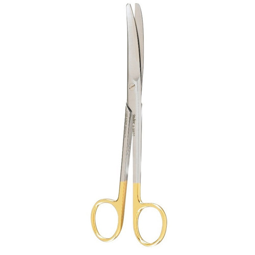 Miltex Curved Mayo TC Scissors with Blunt Tips - 17.1cm