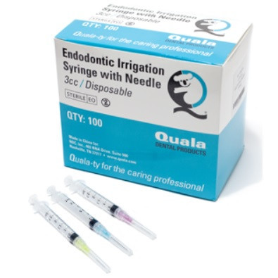 Quala 3cc Luer Lock Syringe with 27G Side Vented Needle (Q450127)