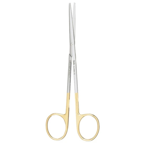 Miltex Straight Metzenbaum Delicate TC Scissors with Blunt Tips - 14cm