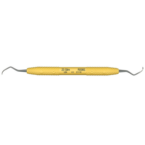 PDT 23 Slim Posterior Scaler with Sunshine Yellow Handle (R098S)