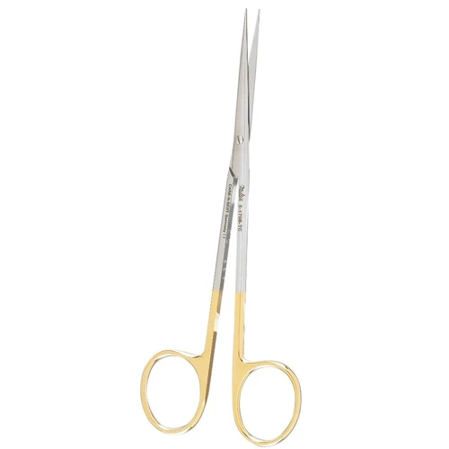 Miltex Straight Metzenbaum TC Scissors with Sharp Tips - 14cm