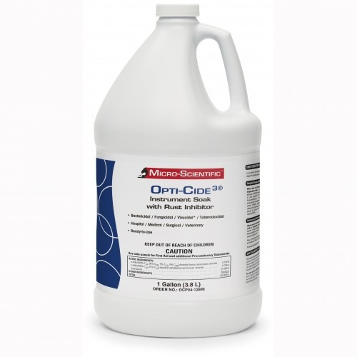 MSI Opti-Cide3® Instrument Disinfectant with Rust Inhibitor in 1 Gallon Pour Bottle