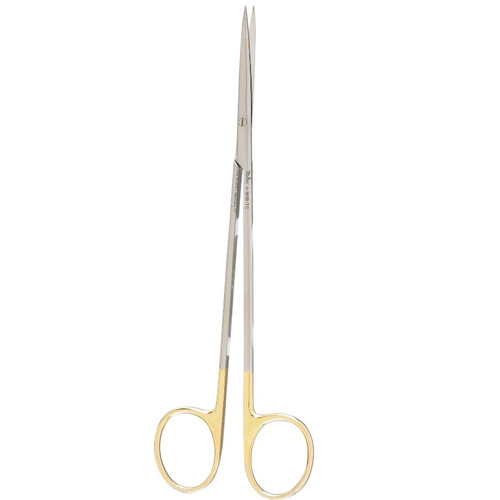 Miltex Straight Delicate Metzenbaum TC Scissors with Sharp Points - 17.8cm