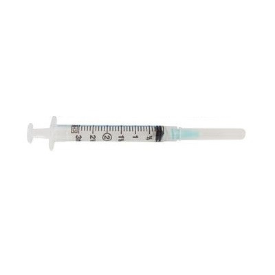 BD Veterinary 3cc Slip Tip Syringe with 22G x 3/4" Needle - 800/Case