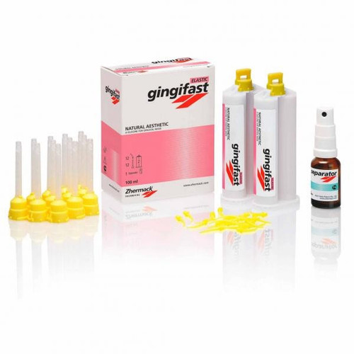 Zhermack Gingifast Elastic Laboratory A-Silicone - (2) 50mL Cartridges