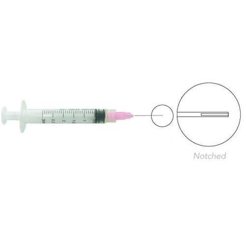 30G x 1" Needle with 3cc Syringe Endo Irrigation Combo Kit - 100 Syringes