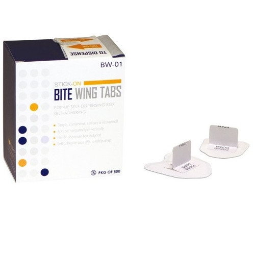 PacDent Bite Wing Tabs - 500/Box