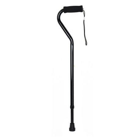 McKesson Black Aluminum Cane with Offset-Handle (146-RTL10306)