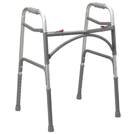 McKesson Aluminum/Steel Bariatric Standard Folding Walker (146-10220-2)