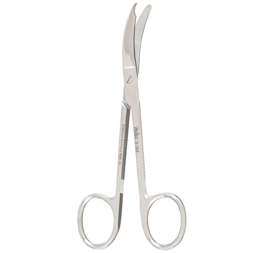 Curved Northbent Light-Pattern Stitch Scissors - 12.1 cm