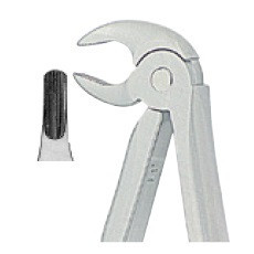 Kohler #13 Small Extraction Forceps with Profile Handle and Grooved Beaks (2111)