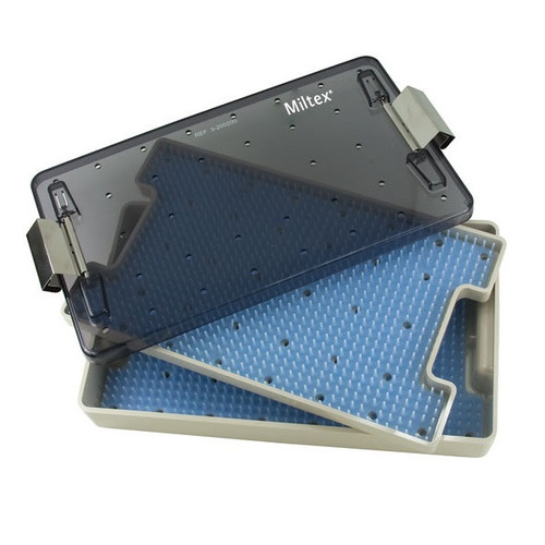 Miltex 7" x 11" Double-Layer Instrument Sterilization Tray (3-200200)