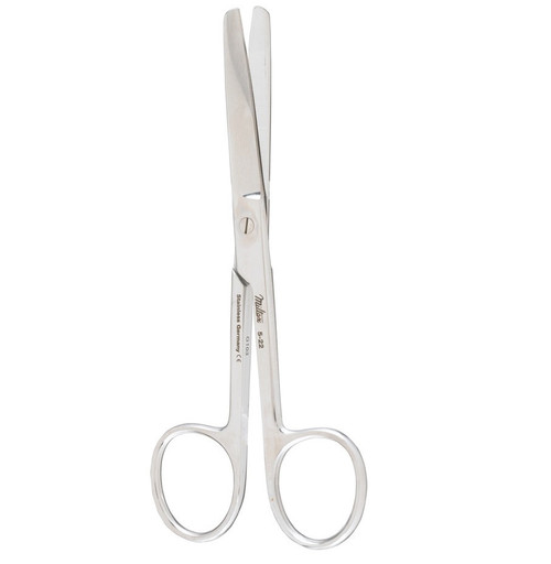 Straight Operating Scissors with Blunt-Blunt Points - 11.4cm